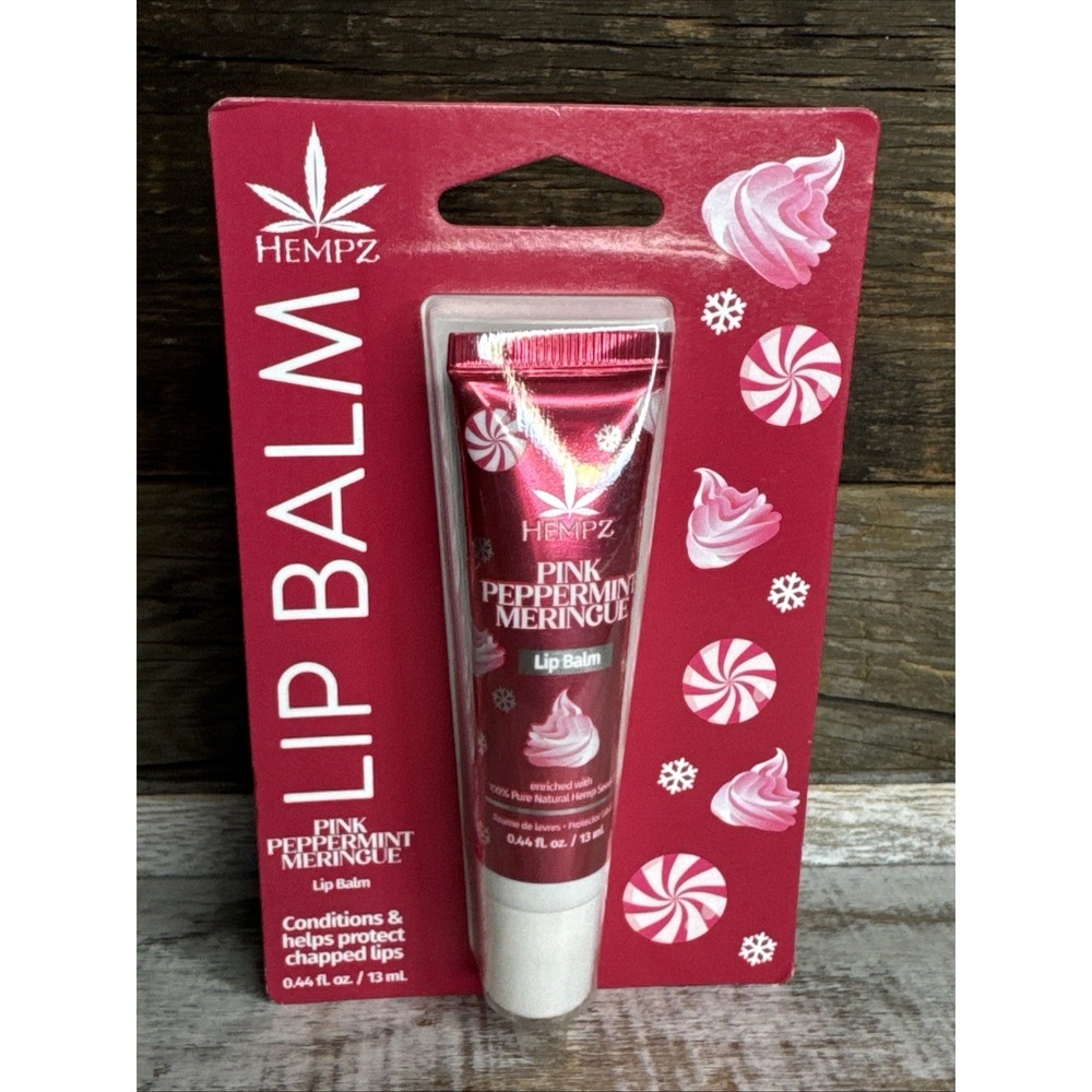 Hempz Pink Peppermint Meringue Lip Balm Limited Edition | MSRP = $6